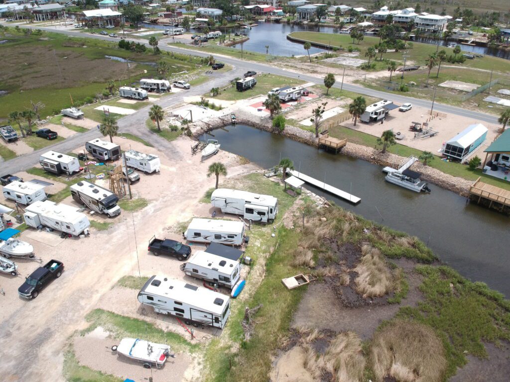 Ms Lynns Old Pavilion RV Park Drone Shot
