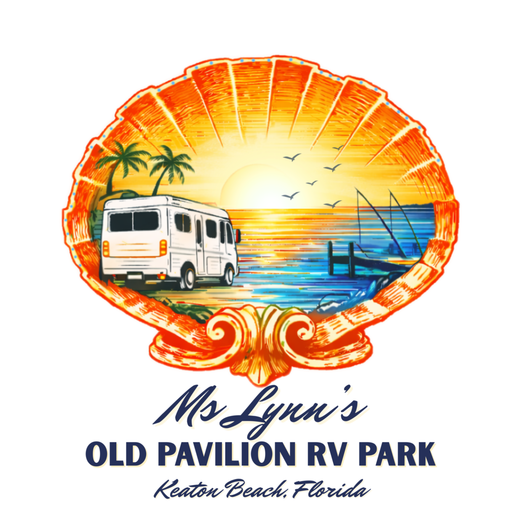 Main Logo Ms Lynn's Old Pavilion RV Park, Perry Florida , Keaton Beach