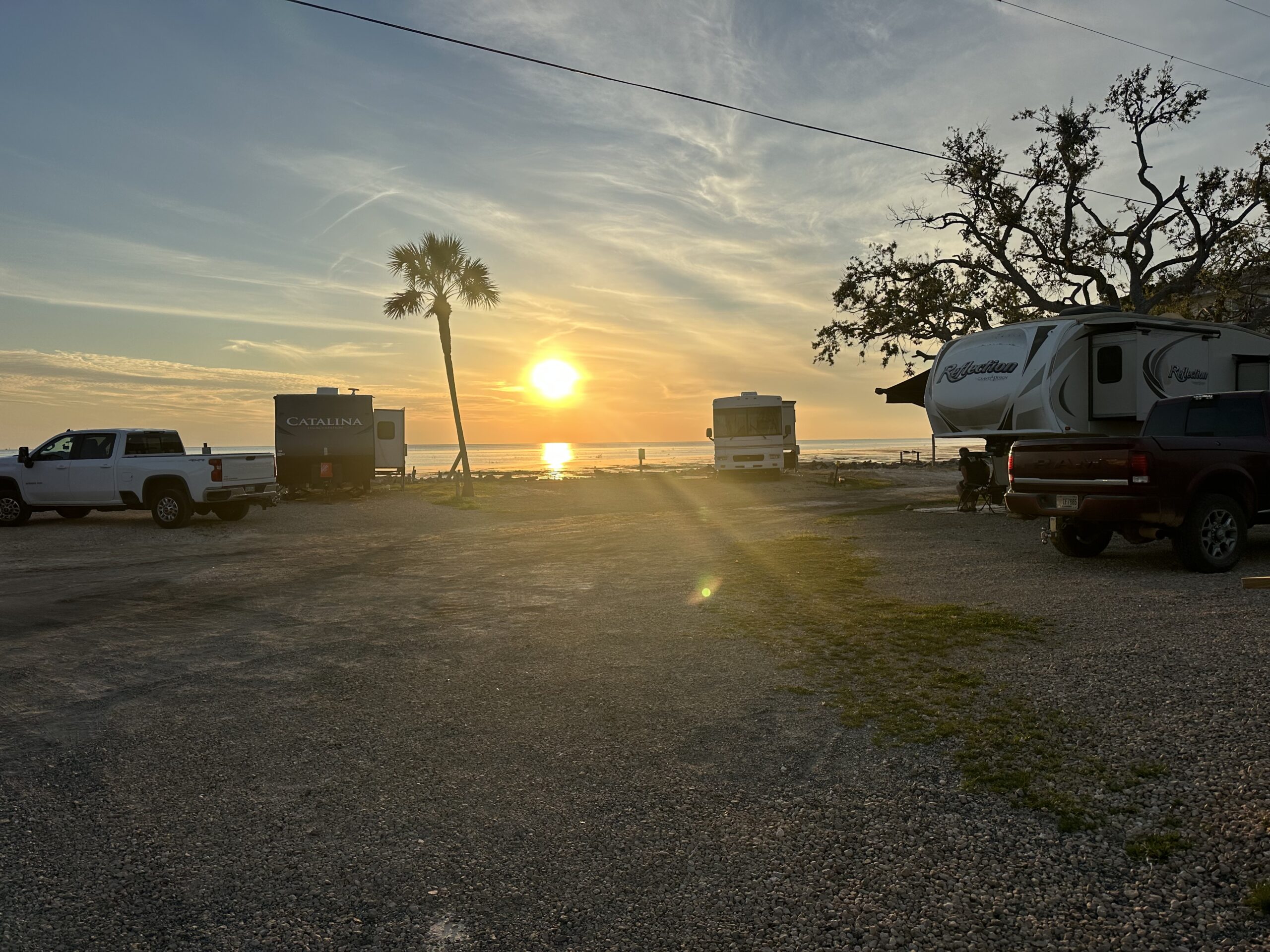 Ms. Lynn's Old Pavilion RV Park- Sunset Back-In